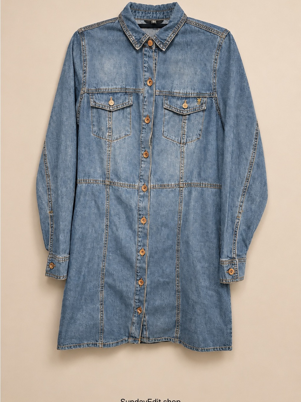 Frye Denim Blue Dress | Size M